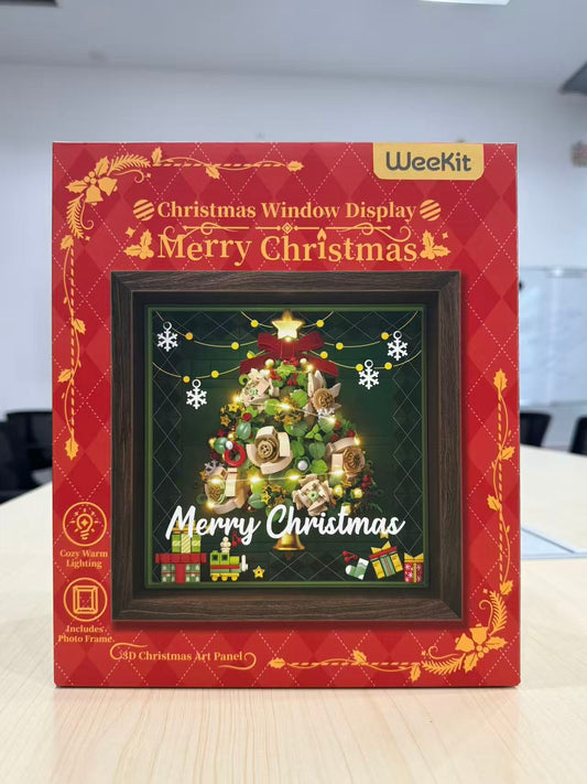 LED Christmas Tree Building Blocks with Wooden Frame – The Holiday Décor You Didn’t Know You Needed