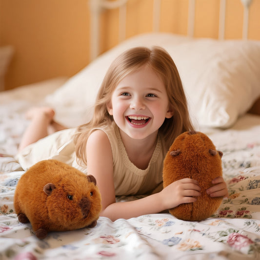 Brown Guinea Pig Stuffed Animal Plush – 10'' Soft Chubby Plushie Pillow Doll, Cute Huggable Guinea Pig Toy Gift for Kids, Teens, Girls, Girlfriend, Birthday, Valentine, Christmas & Room Decor