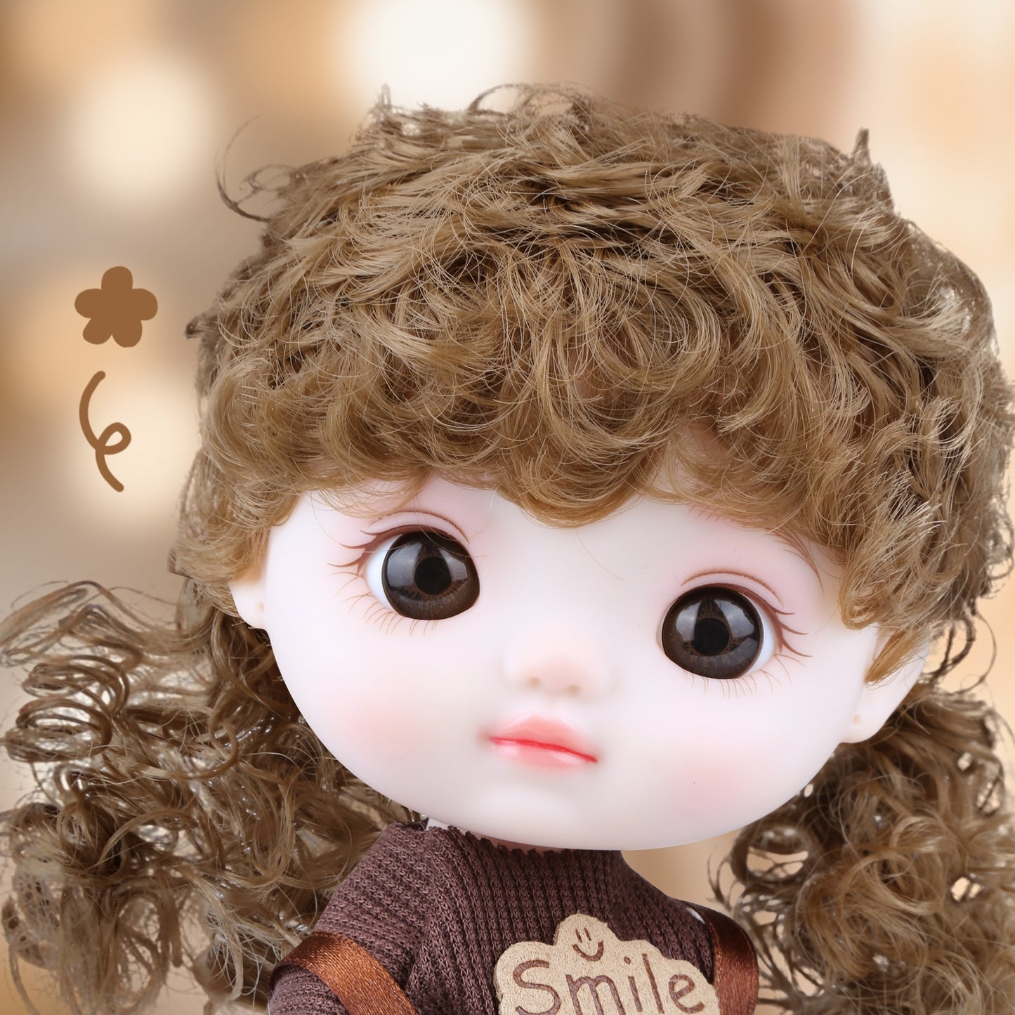 TaoTao Kawaii Vinyl Doll 8.6" – Plush Collectible with Double Ponytails, Strap Dress & Removable Outfits | Cute Emotional Support Gift for Kids, Teens & Collectors