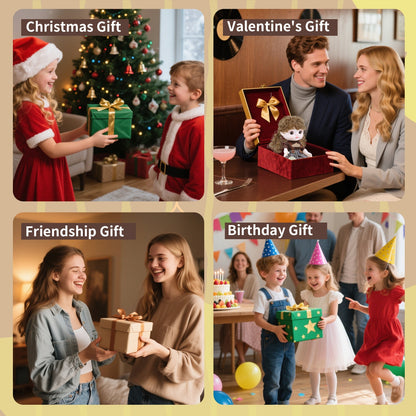 TaoTao Kawaii Vinyl Doll 8.6" – Plush Collectible with Double Ponytails, Strap Dress & Removable Outfits | Cute Emotional Support Gift for Kids, Teens & Collectors