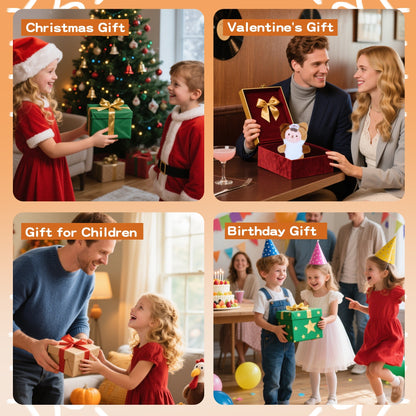 Kawaii Plush Doll Kitty Keyring – White Brown Cat Plush Toy with Vinyl Face, Soft Stuffed Animal Plushie for Kids, Teens & Women, Cute Keychain Pendant, Bag Charm, Car Décor & Collectible Gift