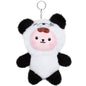 Marble – Soft Panda Vinyl Plush Doll with Keychain Charm | Kawaii Black & White Plushie, Emotional Companion & Collectible Gift