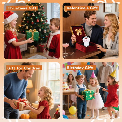 Marble – Soft Panda Vinyl Plush Doll with Keychain Charm | Kawaii Black & White Plushie, Emotional Companion & Collectible Gift