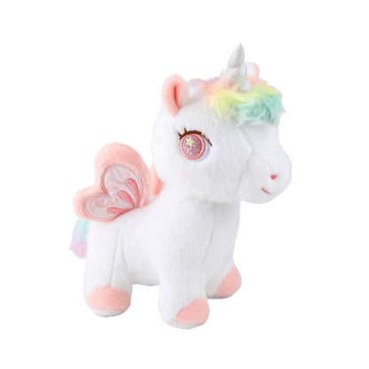 Pink Unicorn Plush Stuffed Animal – 11.8" Cute Alicorn Hugging Pillow, Soft Plush Toy Gift for Girls, Kids & Unicorn Lovers