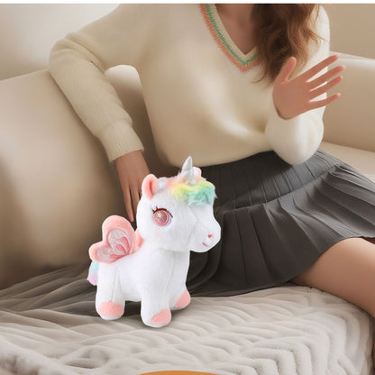 Pink Unicorn Plush Stuffed Animal – 11.8" Cute Alicorn Hugging Pillow, Soft Plush Toy Gift for Girls, Kids & Unicorn Lovers