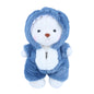 Teddy Bear Stuffed Animal with Removable Blue Shark Hoodie – 13'' Soft Plush Toy with Movable Legs, Cute Emotional Support Plushie Gift for Kids, Girls & Adults