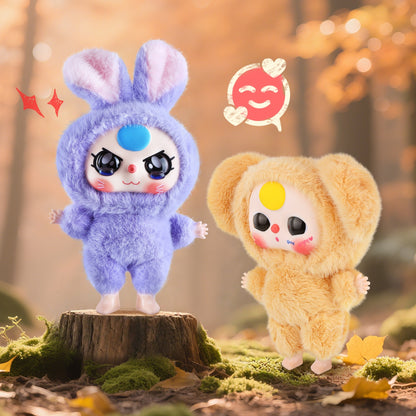 Kawaii Macaron Orange Bunny Plush Pendant – Cute Stuffed Animal with Vinyl Face & Rotatable Eyes, Soft Collectible Doll Toy for Girls, Boys, Teens, Women, Birthday & Holiday Gifts, Bag Charm, Home & Car Décor